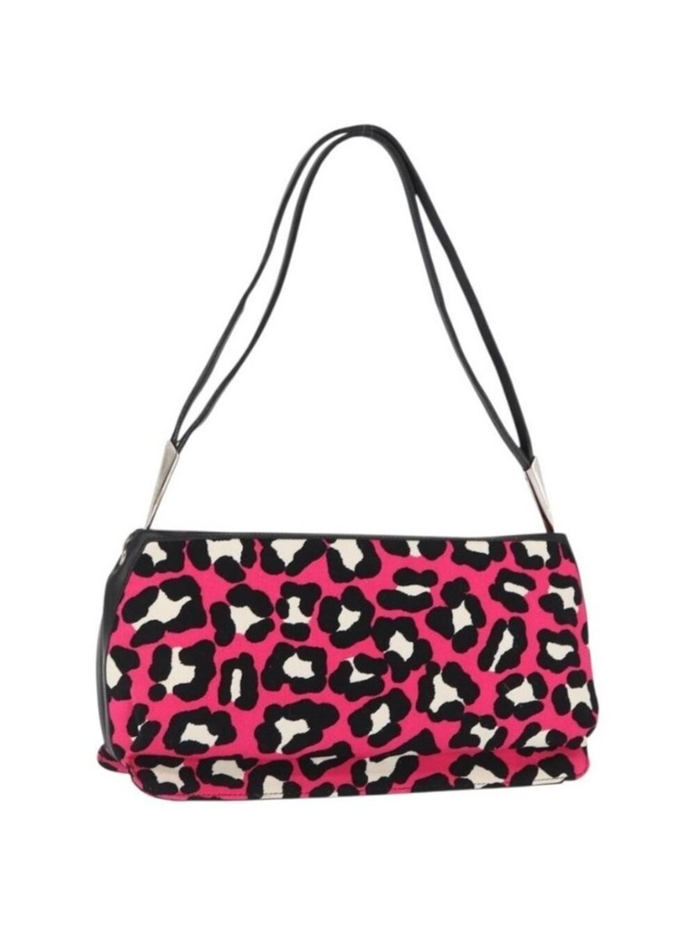 Authentic BOTTEGA VENETA Shoulder Bag Canvas Pink